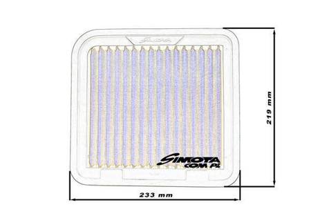 Simota Panel Filter OM005 233x219mm