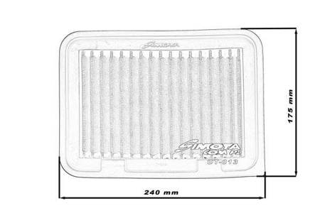 Simota Panel Filter OT013 240x175mm