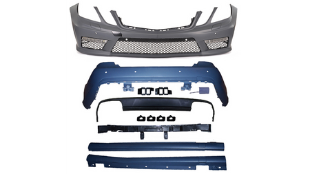 Sport Bodykit Bumper Set LED DRL suitable for MERCEDES E-Class (W212) Sedan Pre-Facelift 2009-2013