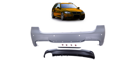 Sport Bumper Rear PDC With Diffuser suitable for BMW 3 (E91) Touring 2005-2011