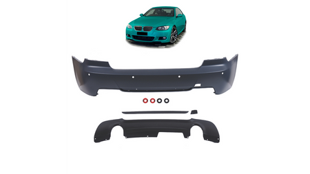 Sport Bumper Rear PDC With Diffuser suitable for BMW 3 (E92) Coupe (E93) Convertible 2006-2013