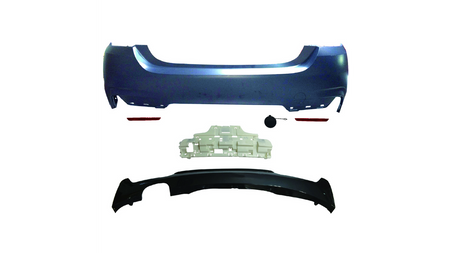 Sport Bumper Rear With Diffuser suitable for BMW 4 (F32) Coupe (F33) Convertible (F36) Gran Coupe 2013-2021