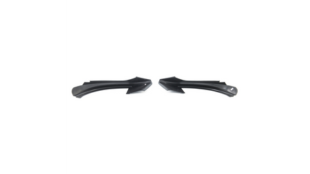 Sport Front Spoiler Flaps Gloss Black suitable for BMW 4 (F32) Coupe (F33) Convertible (F36) Gran Coupe 2013-2020 Performance Style