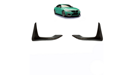 Sport Front Spoiler Lip Carbon Look suitable for BMW M4 (F82) Coupe (F83) Convertible M3 (F80) Sedan 2013-2020