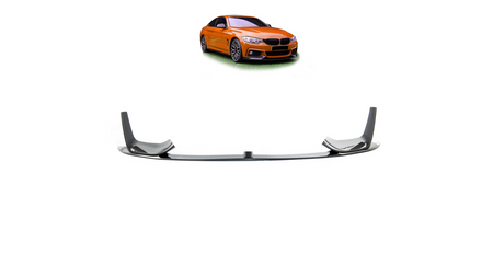 Sport Front Spoiler Lip Carbon Look suitable for BMW M4 (F82) Coupe (F83) Convertible M3 (F80) Sedan 2013-2020