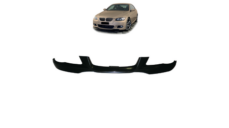 Sport Front Spoiler Lip Matt Black suitable for BMW 3 (E92) Coupe (E93) Convertible Pre-Facelift 2006-2010