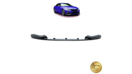 Sport Front Spoiler Lip Matt Black suitable for BMW 4 (F32) Coupe (F33) Convertible (F36) Gran Coupe 2013-2021