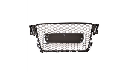 Sport Grille All Gloss Black suitable for AUDI A5 (8T) Coupe Convertible Sportback Pre-Facelift 2007-2011