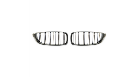 Sport Grille Dual Line Carbon Look suitable for BMW 4 (F32, F82) Coupe (F33, F83) Convertible (F36) Gran Coupe 2013-2021