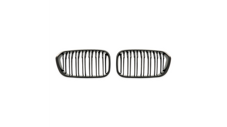 Sport Grille Dual Line Matt Black suitable for BMW 1 (F20, F21) Hatchback Facelift 2015-2019