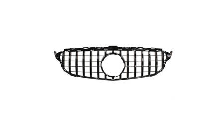 Sport Grille GT Gloss Black suitable for MERCEDES C-Class (W205) Sedan (S205) T-Model (A205) Convertible (C205) Coupe Pre-Facelift 2014-2018