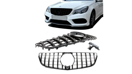 Sport Grille GT Gloss Black suitable for MERCEDES E-Class (C207) Coupe (A207) Convertible Facelift 2013-2017