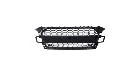 Sport Grille Silver & Gloss Black suitable for AUDI A5 (F5) Coupe Sportback Convertible Facelift 2019-2023