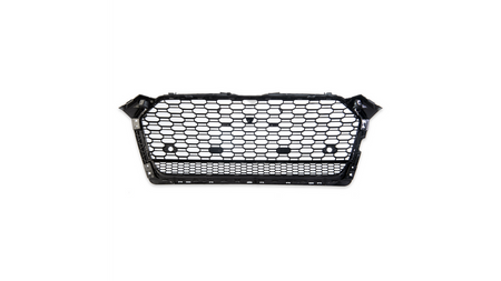 Sport Grille Silver & Gloss Black suitable for AUDI A5 (F5) Coupe Sportback Convertible Pre-Facelift 2016-2019