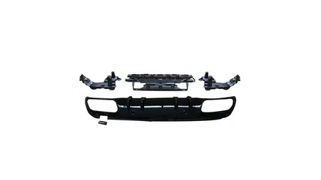 Sport Rear Spoiler Diffuser Gloss Black suitable for MERCEDES C-Class (W205) Sedan (S205) T-Model