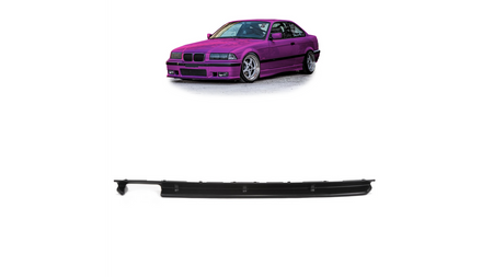 Sport Rear Spoiler Diffuser Matt Black suitable for BMW 3 (E36) Coupe Sedan Convertible Touring 1991-1999