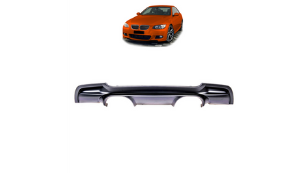 Sport Rear Spoiler Diffuser Matt Black suitable for BMW 3 (E92) Coupe (E93) Convertible 2007-2013