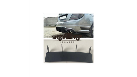 Sport Rear Spoiler Diffuser suitable for MERCEDES C-Class (W204) Sedan (C204) Coupe (S204) T-Model Facelift 2011-2015