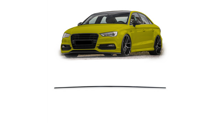 Sport Rear Trunk Spoiler Carbon Look suitable for AUDI A3 (8V) Saloon 2013-now