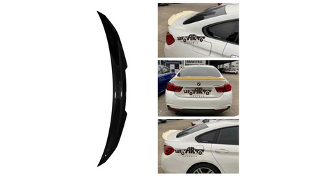 Sport Rear Trunk Spoiler Gloss Black suitable for BMW 4 (F36) Gran Coupe 2014-2020