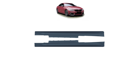 Sport Side Skirts Set suitable for BMW 4 (F32) Coupe 4 (F33) Convertible 2013-now