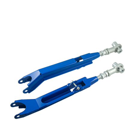 Steel Rear upper adjustable control arms (camber arms) BMW E36 E46 Z4 Uniball (Blue)