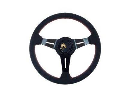 Steering wheel Pro 350mm offset:60mm Leather Black