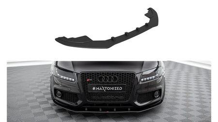 Street Pro Front Splitter Audi S5 / A5 S-Line 8T Black-Red