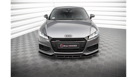 Street Pro Front Splitter Audi TT S / S-Line 8S Black