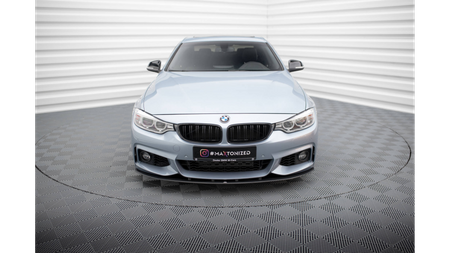 Street Pro Front Splitter BMW 4 Coupe / Gran Coupe / Cabrio M-Pack F32 / F36 / F33 Black-Red