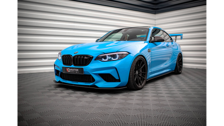 Street Pro Front Splitter BMW M2 Competition F87 Black