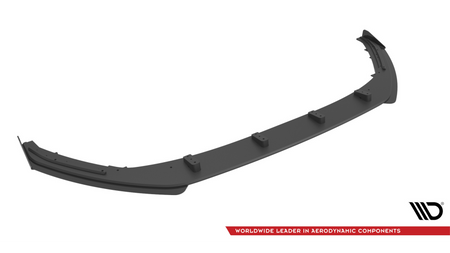 Street Pro Front Splitter + Flaps Audi A3 8Y Black + Gloss Flaps