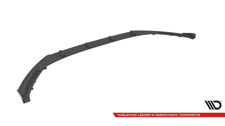 Street Pro Front Splitter + Flaps Audi A3 8Y Black + Gloss Flaps