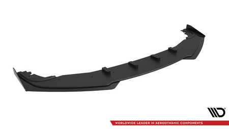 Street Pro Front Splitter + Flaps Honda Civic Mk10 Black + Gloss Flaps