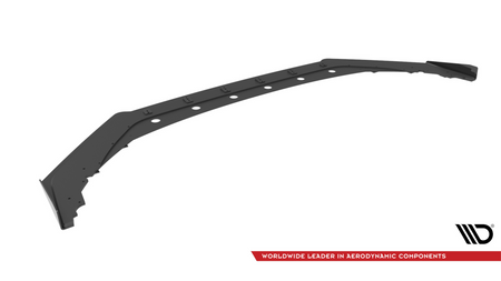 Street Pro Front Splitter + Flaps Honda Civic Type-R Mk 11 Black + Gloss Flaps