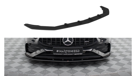 Street Pro Front Splitter Mercedes-AMG A35 W177 Facelift Black