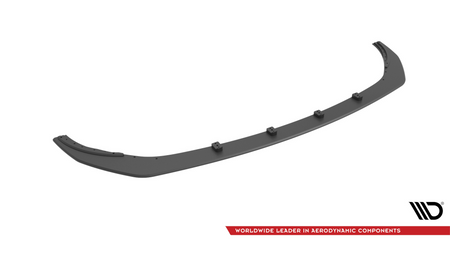 Street Pro Front Splitter Mercedes-AMG C43 Coupe C205 Facelift Black-Red