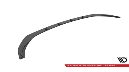 Street Pro Front Splitter Mercedes-AMG C43 Coupe C205 Facelift Black-Red