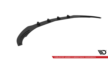 Street Pro Front Splitter Mercedes-Benz A AMG-Line W176 Facelift Black-Red