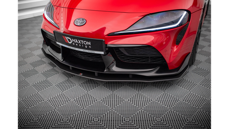 Street Pro Front Splitter Toyota Supra Mk5 Black-Red