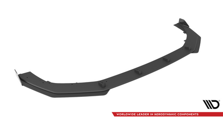 Street Pro Front Splitter V.1 + Flaps Audi RS3 8Y Black + Gloss Flaps