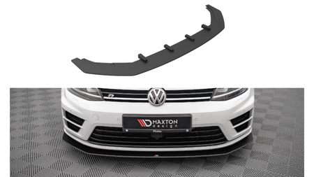 Street Pro Front Splitter V.2 Volkswagen Golf R Mk7 Black