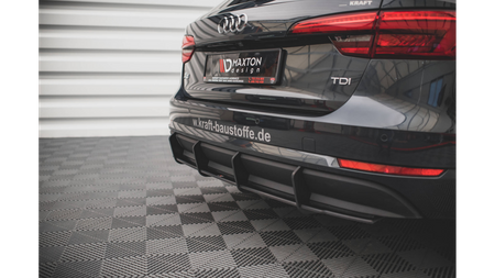 Street Pro Rear Diffuser Audi A4 Avant B9 Black