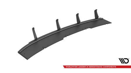 Street Pro Rear Diffuser Audi A4 Avant B9 Black-Red