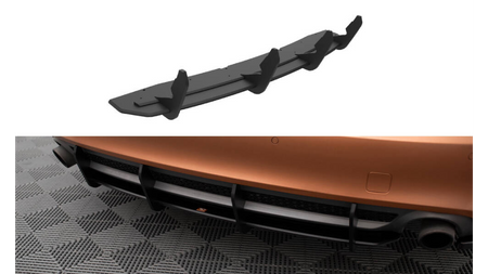 Street Pro Rear Diffuser Audi A7 C7 Black-Red