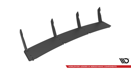 Street Pro Rear Diffuser Audi S8 D5 Black-Red