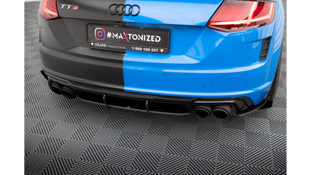 Street Pro Rear Diffuser Audi TT S 8S Facelift Black