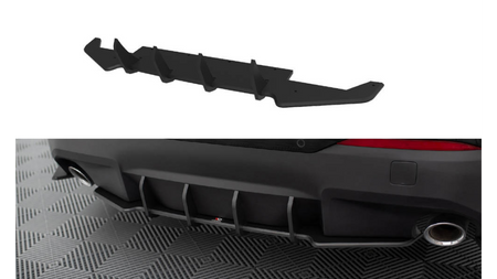Street Pro Rear Diffuser BMW 2 Coupe G42 Black-Red