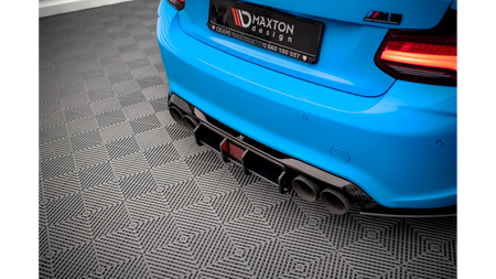 Street Pro Rear Diffuser BMW M2 F87 Black