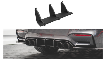 Street Pro Rear Diffuser BMW M4 F82 Black